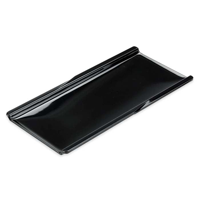 Plato Rectangular 24 X 11 cm Negro Black Elegance
