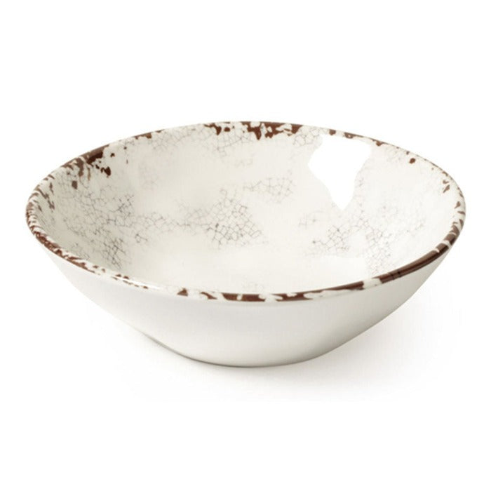 Bowl Irregular 16 Oz (474ml) Melamina Blanco