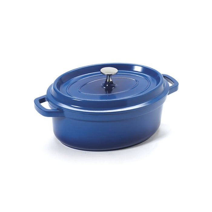 Cacerola Ovalada Con Tapa Para Induccion 3.5 L