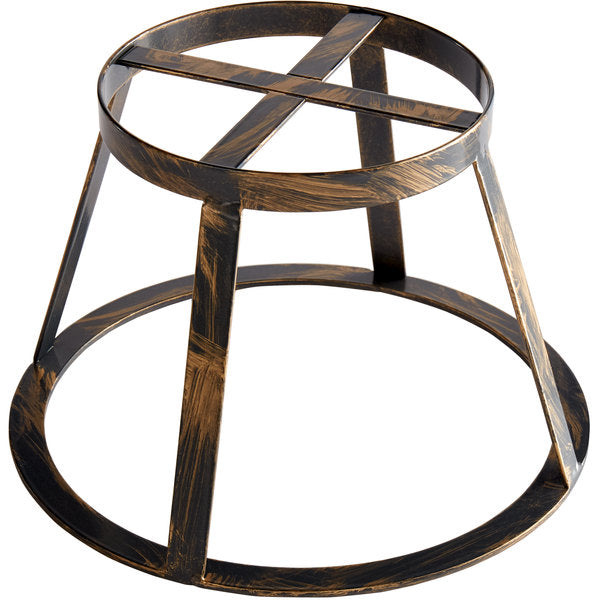 Soporte Redondo 15 cm Metal Gray Madison Avenue