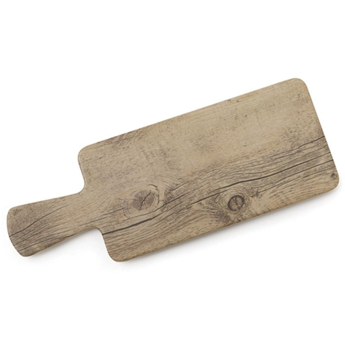 Charola Rectangular Con Mango Melamina Efecto Madera De Roble Granville 28 X 14