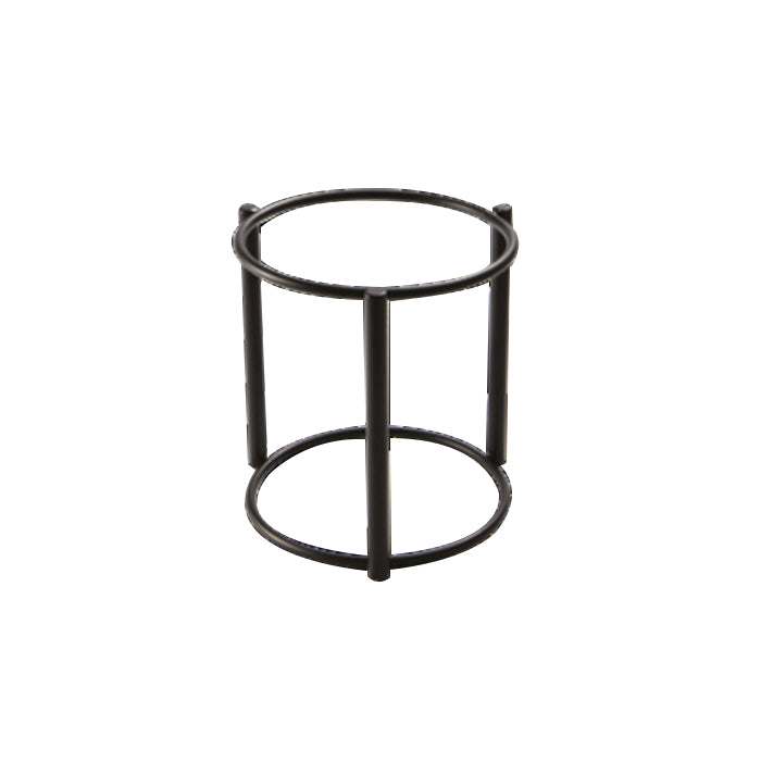 Elevacion Redonda Chica Acero Pintado Color Negro