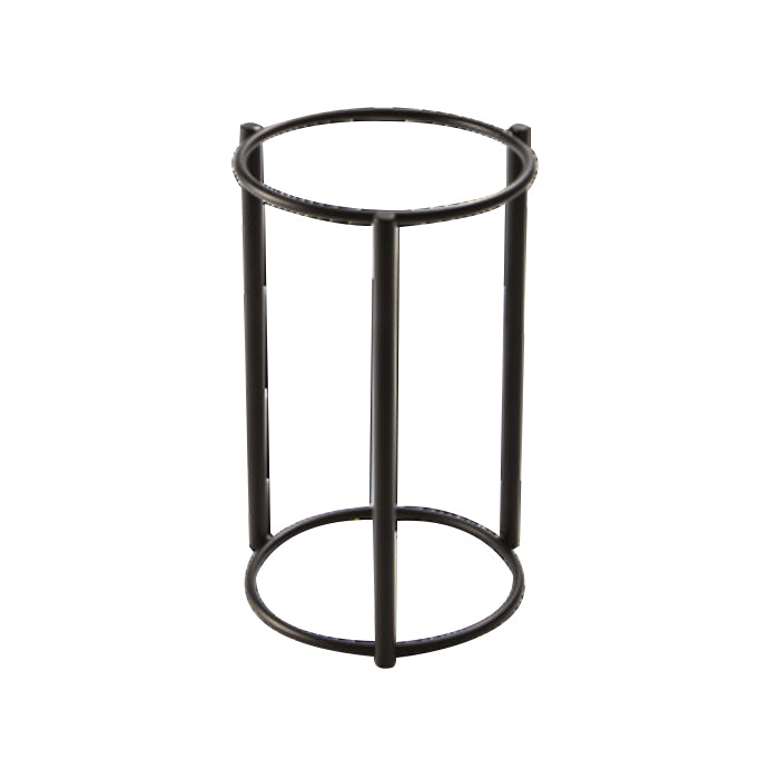 Elevacion Redonda Mediana Acero Pintado Color Negro