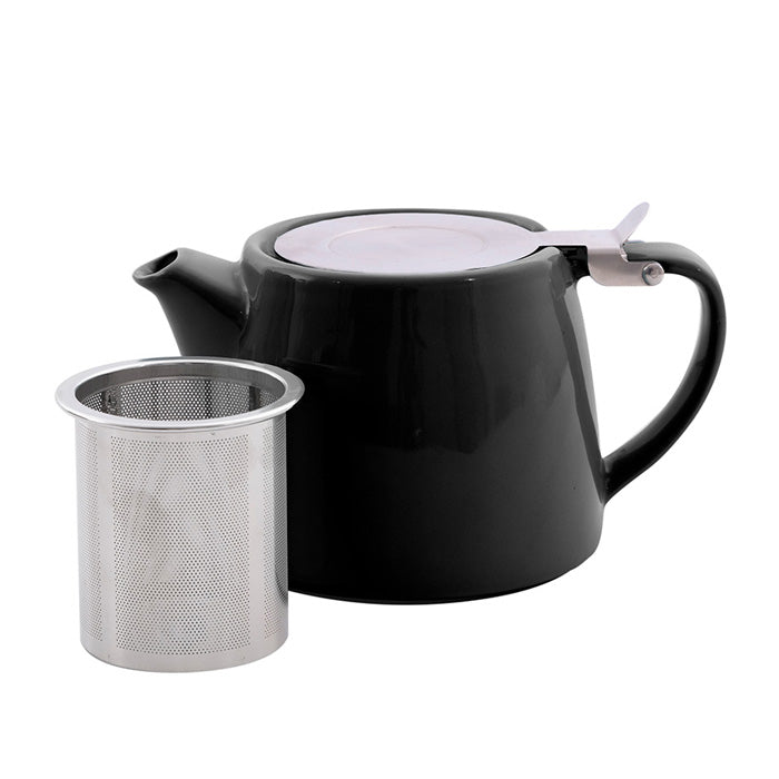 Tetera con Filtro 17 Oz (503ml) Ceramica Negra