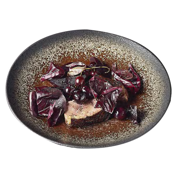 Plato Coupe 27 cm Porcelana Ambar D'ombre