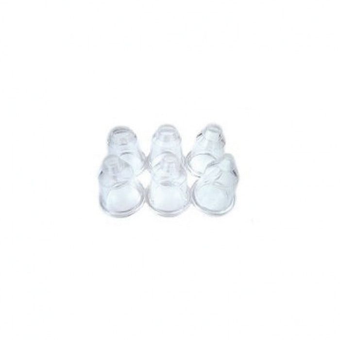Set De 6 Dullas Lisas Policarbonato