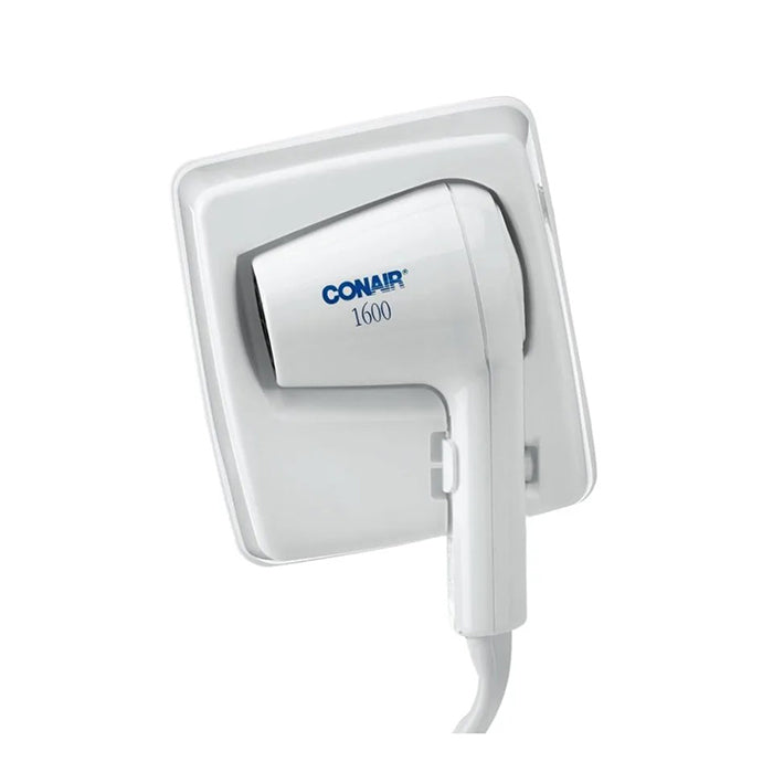 Secadora Para Cabello De Pared 1600 W 2 Temperaturas Color Blanco