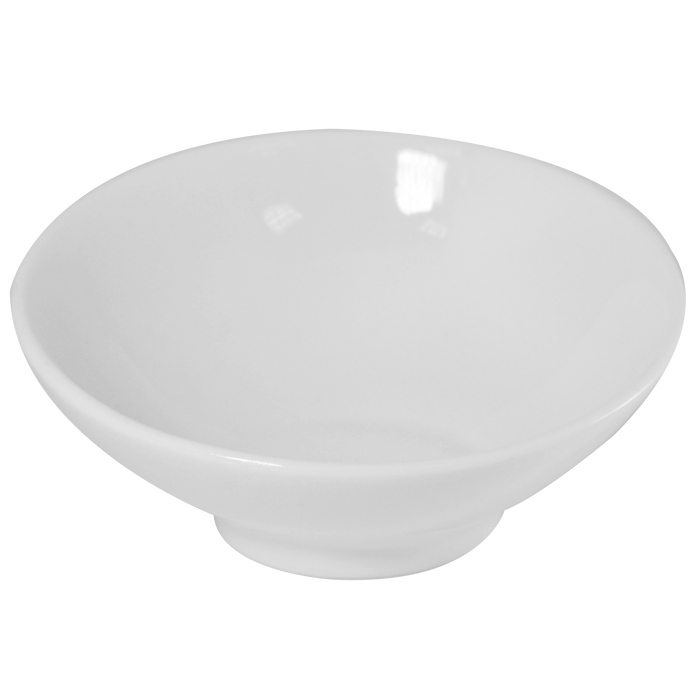 Tazon Inclinado 10 cm Blanco Miniatura