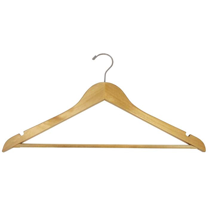 Gancho Plano 2 Cm Color Natural con Baston Antideslizante