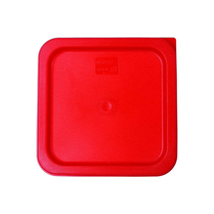 Tapa Cuadrada Para Contenedor 23 X 23 X 1.5 cm Roja