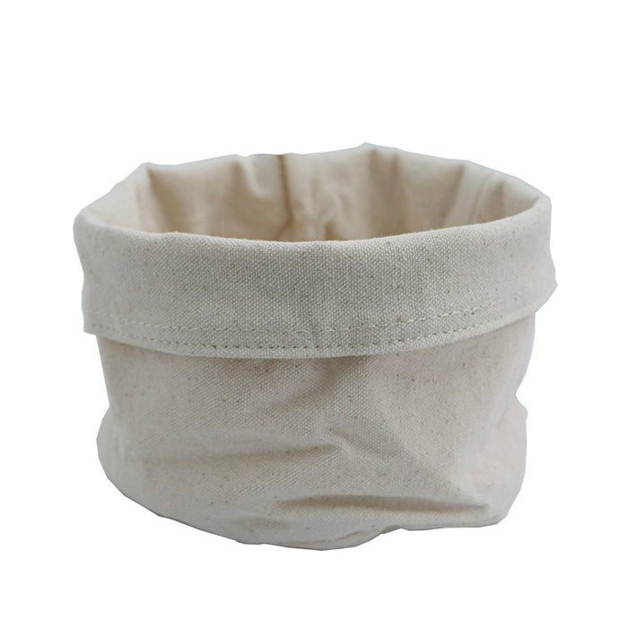 Canasta Para Pan Cuadrada 17 X14 cm Tela Beige
