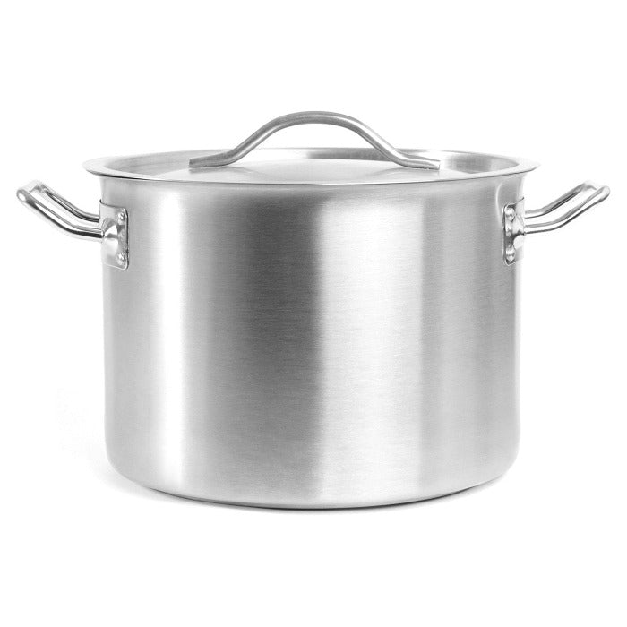 Cacerola con Tapa 8.8 Lt Acero Inoxidable