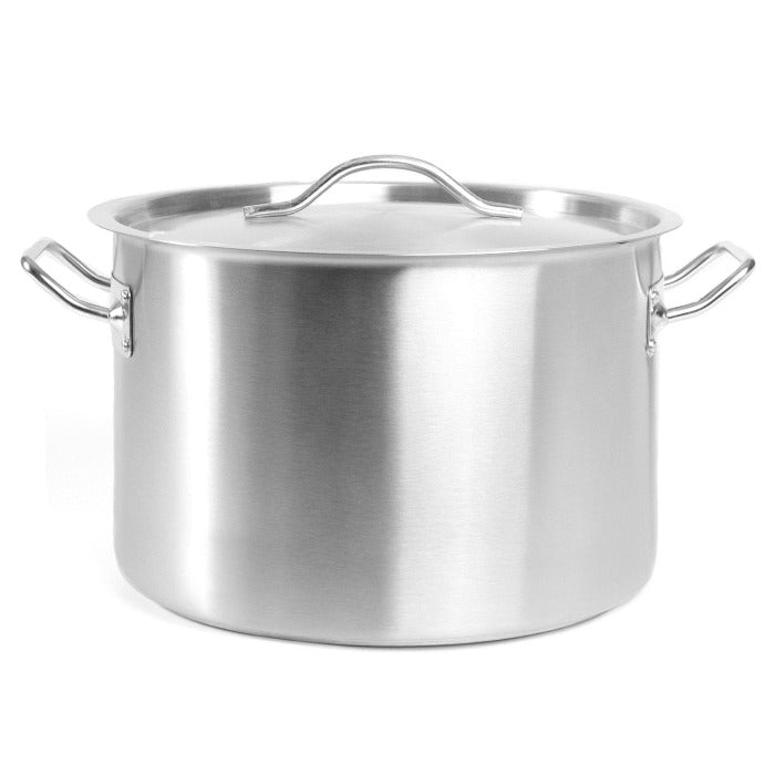Cacerola con Tapa 14.1 Lt Acero Inoxidable