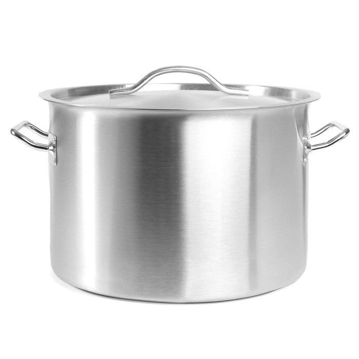 Cacerola con Tapa 24.4 Lt Acero Inoxidable