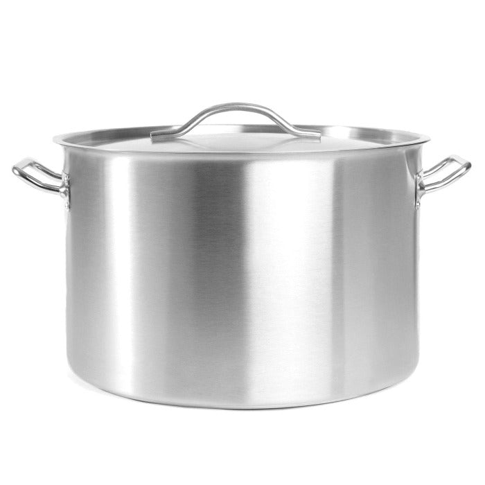 Cacerola con Tapa 32.7 Lt Acero Inoxidable