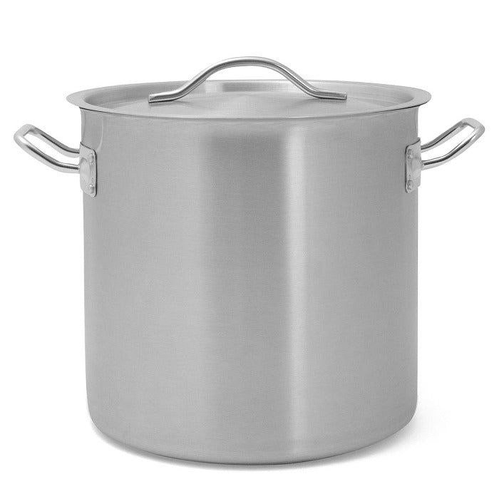 Olla Alta C/Tapa 25 cm 12.3 Lt Acero Inoxidable