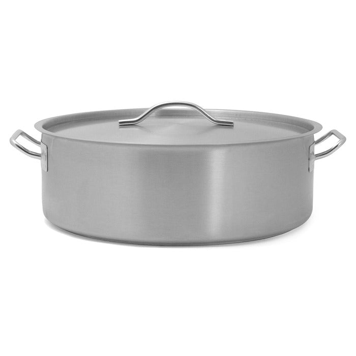 Budinera con Tapa 25 Lt Acero Inoxidable