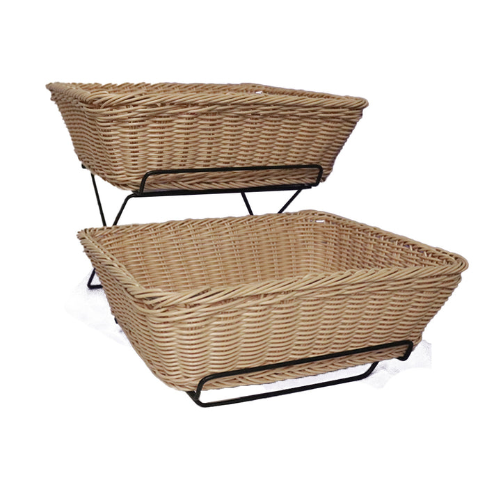 Elevacion Doble 40.5 X21.5 X21 cm Acero Negro