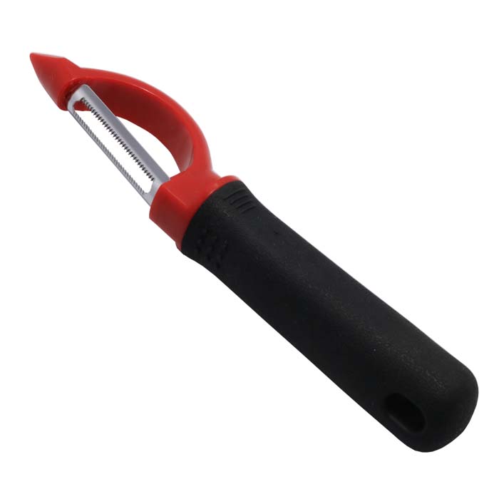 Pela Papas Manual Mango Plastico Negro