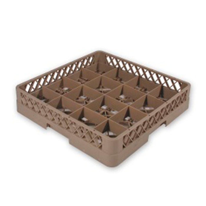 Canastilla C/16 Compartimentos 51 X 51 X 10 Cm Plastico Cafe