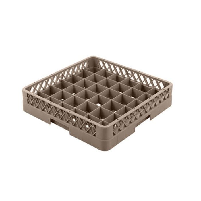 Canastilla C/36 Compartimentos 51 X 51 X 10 Cm Plastico Cafe