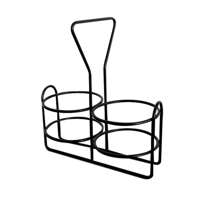 Rack Doble Para Mielera 6 Oz (178ml) Metalico Negro