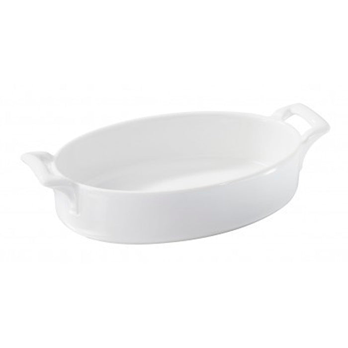 Cazuela Oval 8 3/4 Oz (237ml) 145 X 13 X 3 Cm Blanco Belle Cuisine