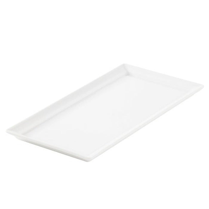 Plato Rectangular 26.3 X 13 X 1.5 cm Blanco Time Square
