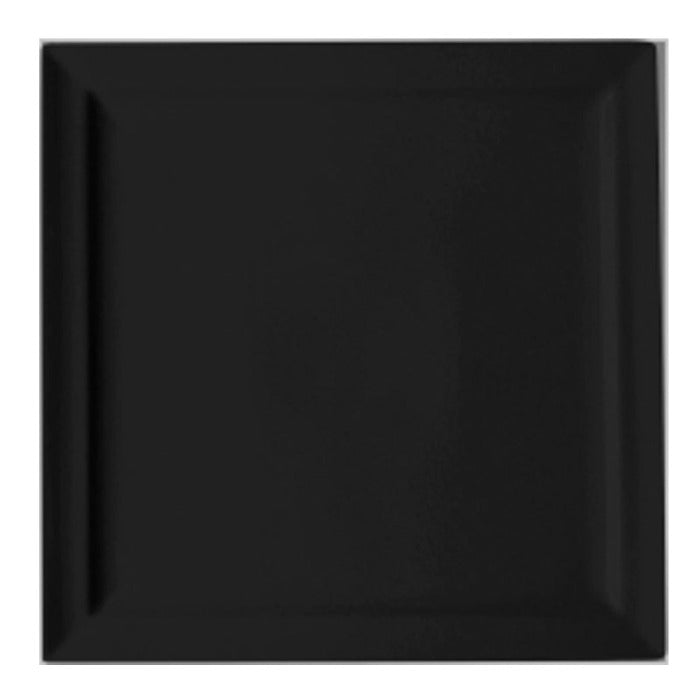 Plato Trinche Cuadrado 27 cm Noir