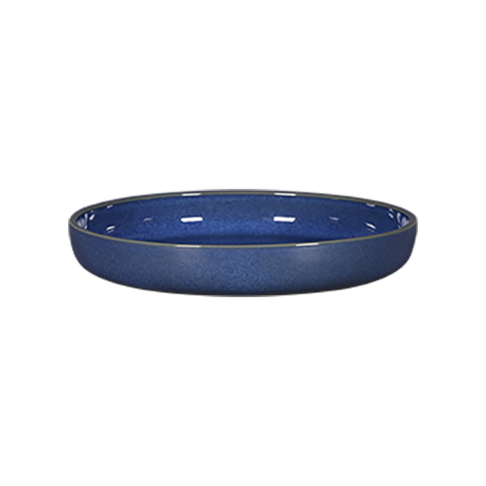 Plato Plano Con Borde Alto 16 cm Azul Cobalt Ease