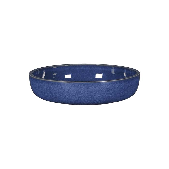 Plato Plano Con Borde Alto 20 cm Azul Cobalt Ease