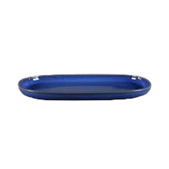 Charola Rectangular Borde Alto  30 Cm Azul Cobalt Ease