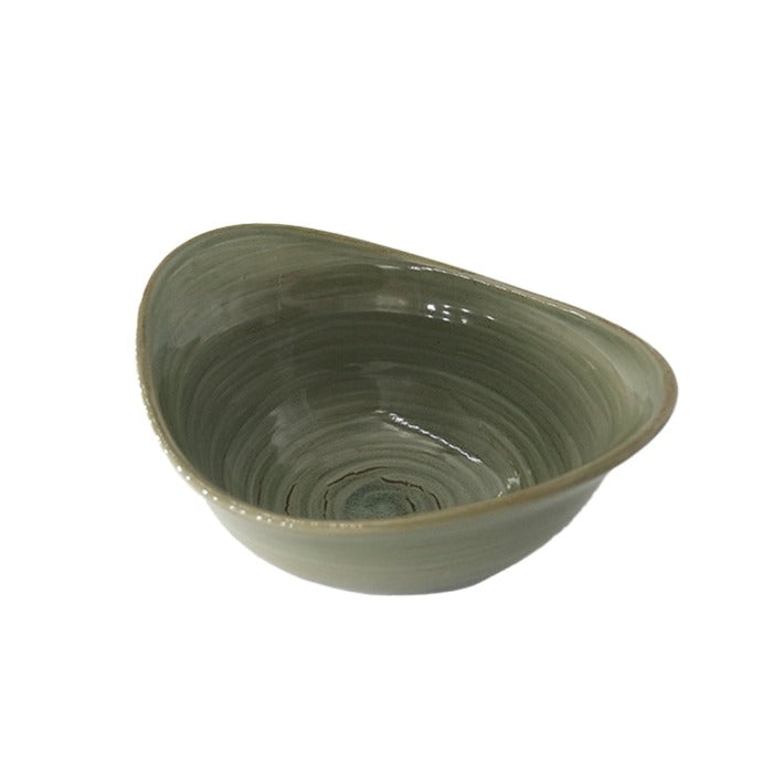 Bowl Hondo Organico 17 1/2 Oz (518ml) 18 cm Verde Emerald Spot
