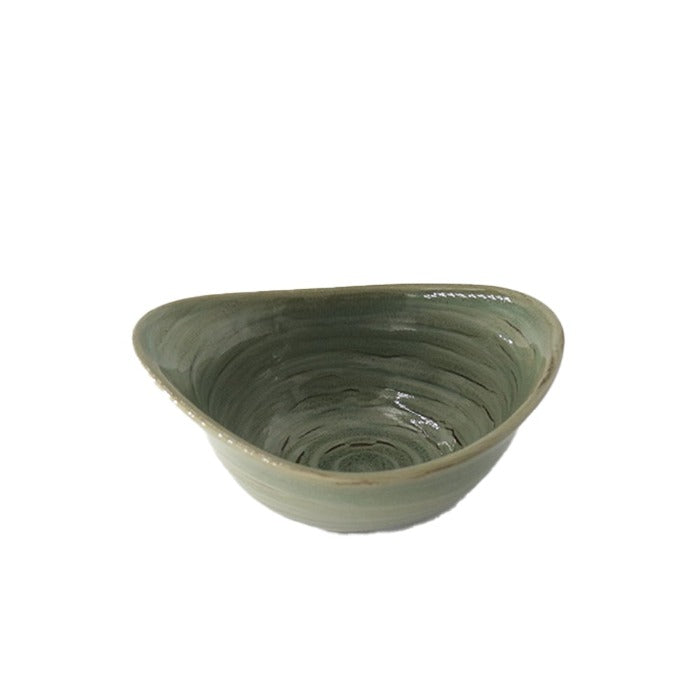 Bowl Hondo Organico 10 1/2 Oz (311ml) 16 cm Verde Emerald Spot