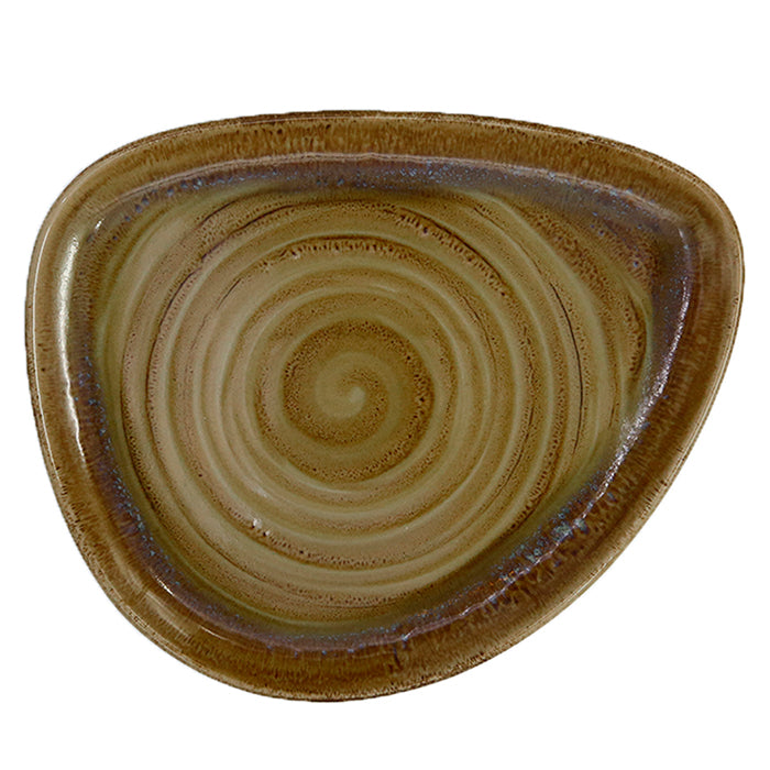 Plato Plano Organico 28 X 22.6 cm Cafe Garnet Spot