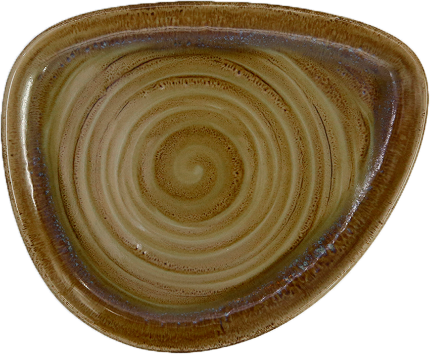 Plato Plano Organico 24 X 19.5 cm Cafe Garnet Spot