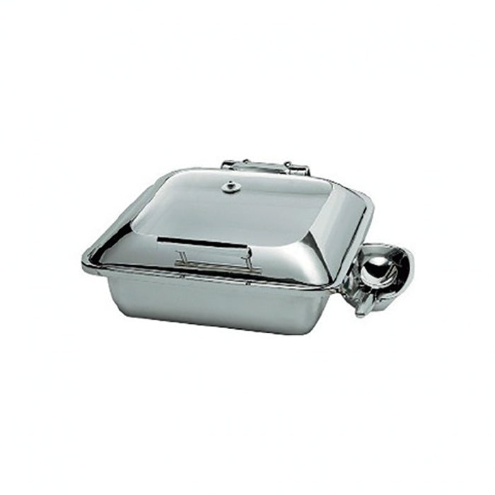 Chafer Cuadrado Con Tapa De Vidrio