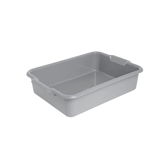 Caja De Plastico Para Platos 50.8X38X12.7 Cm Gris