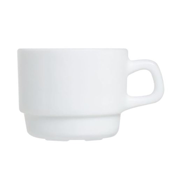 Taza Cafe Apilable 8 1/3 Oz (237ml) Opal Restaurant White
